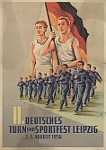 Plakat Leipziger Turn- und Sportfest 1956