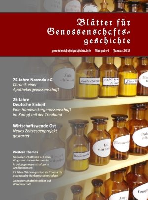 Blätter für Genossenschaftsgeschichte, Ausgabe 4 (Januar 2015)