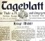 Erster Weltkrieg Presseschau Zeitung